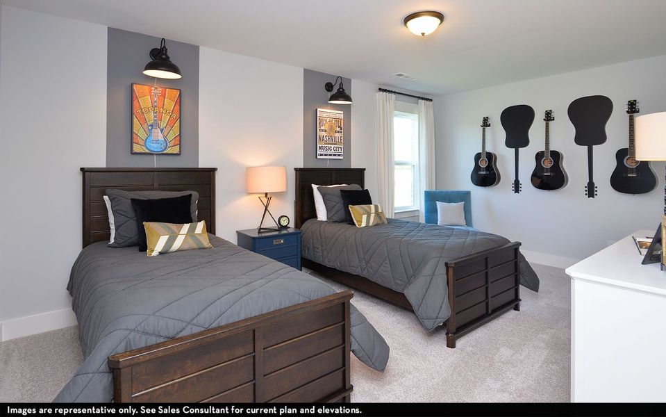 Furnished interior view inside a new home in Aden Woods, Fairview (Image 24).