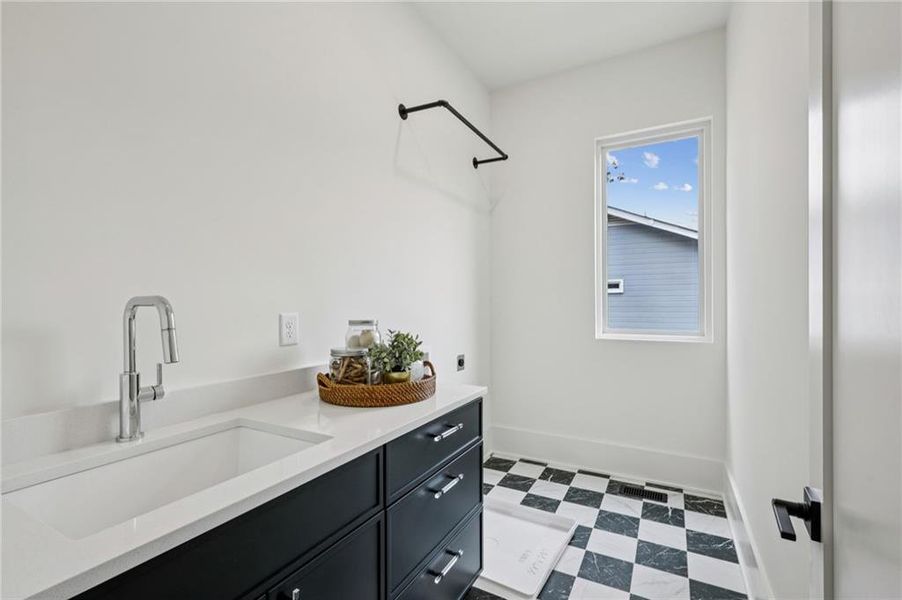 Furnished interior view inside a new home in , Atlanta (Image 30).