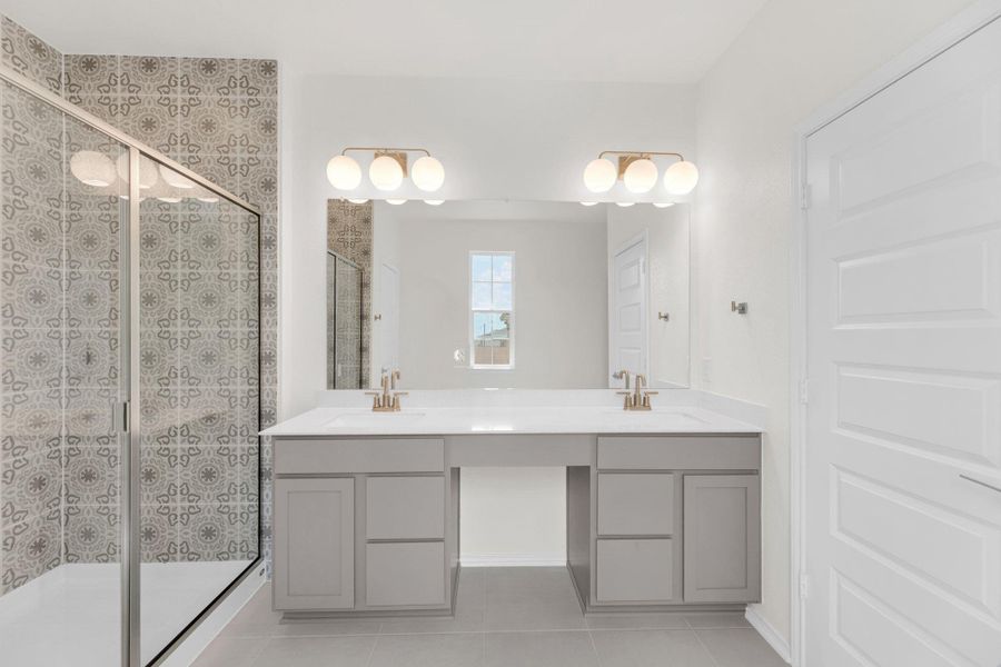 Furnished interior view inside a new home in Salerno - Classic Collection, Round Rock (Image 13). Furnished interior view inside a new home in Salerno - Classic Collection, Round Rock (Image 13).