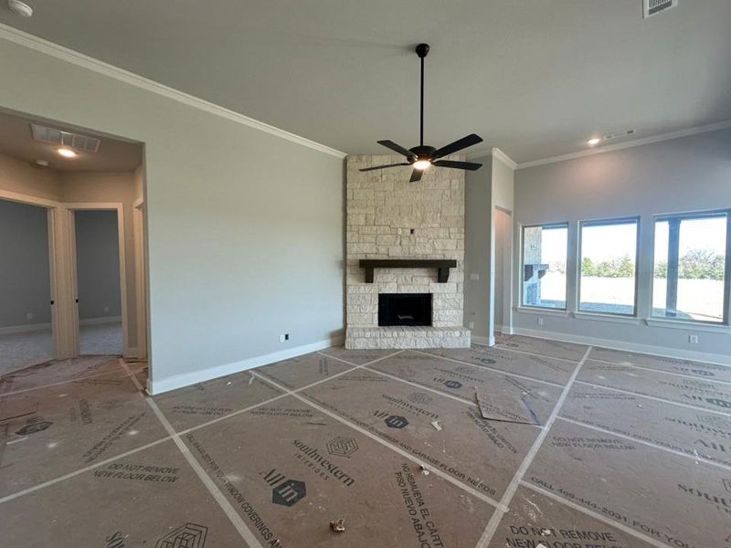 In-progress construction of a new home in Fannin Ranch, Leonard, TX (Image 14).