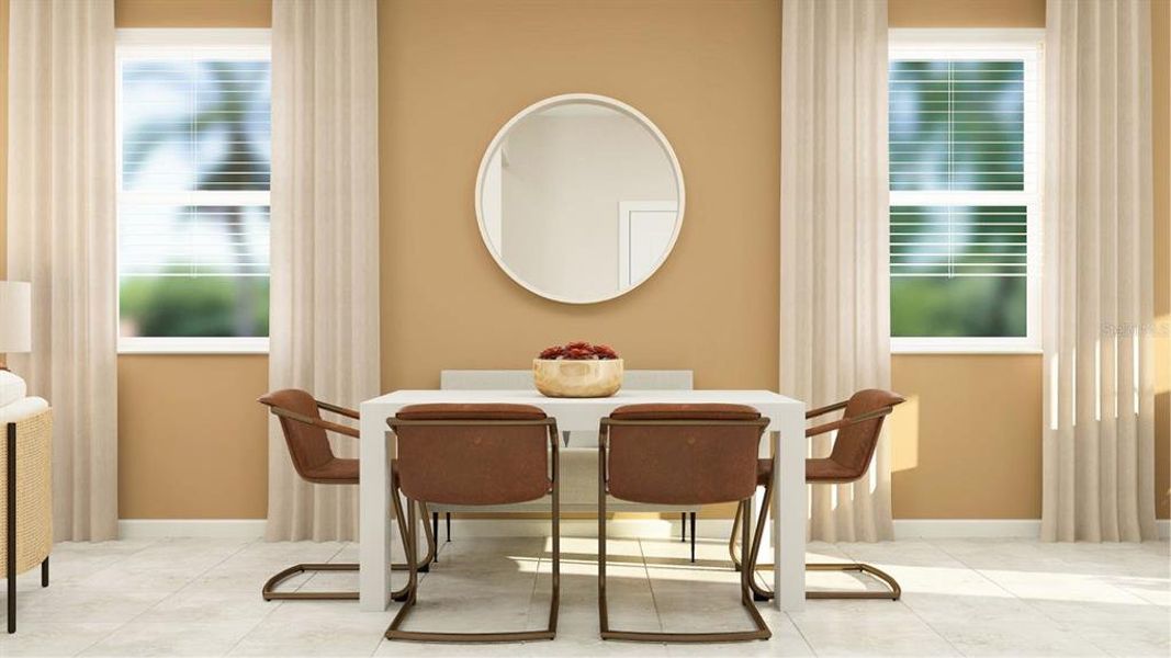 Furnished interior view inside a new home in , Clermont (Image 9).