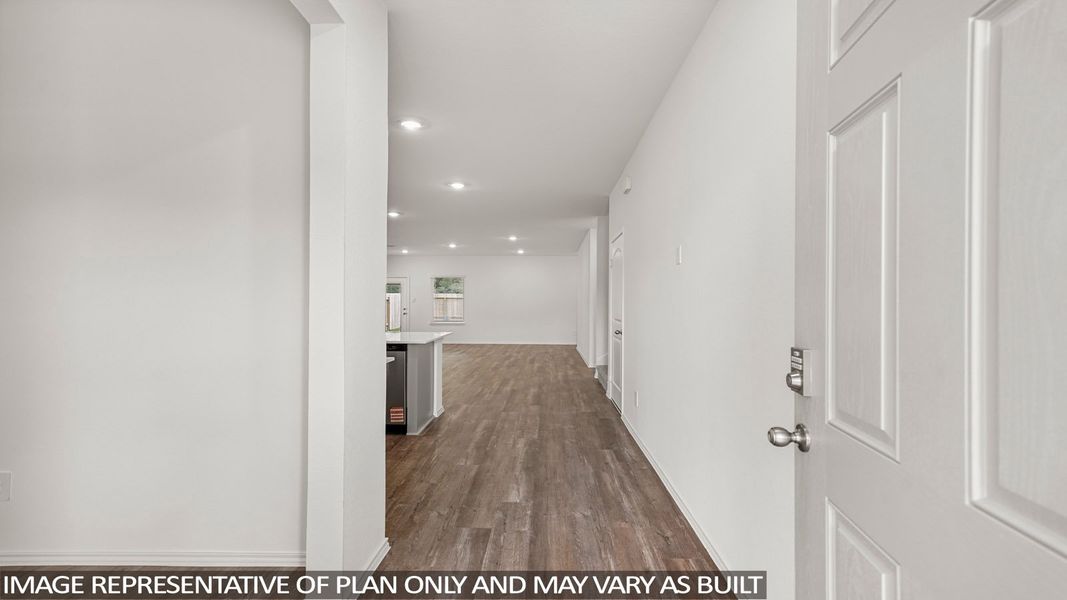 Representative unfurnished interior of a home built from the Quincy by D.R. Horton in Grand Pines, Magnolia (Image 13). Representative unfurnished interior of a home built from the Quincy by D.R. Horton in Grand Pines, Magnolia (Image 13).