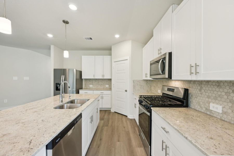 Photo is not of the actual home but is an inspirational photo of builder’s model home and may depict options, furnishings, and/or decorator features that are not included.