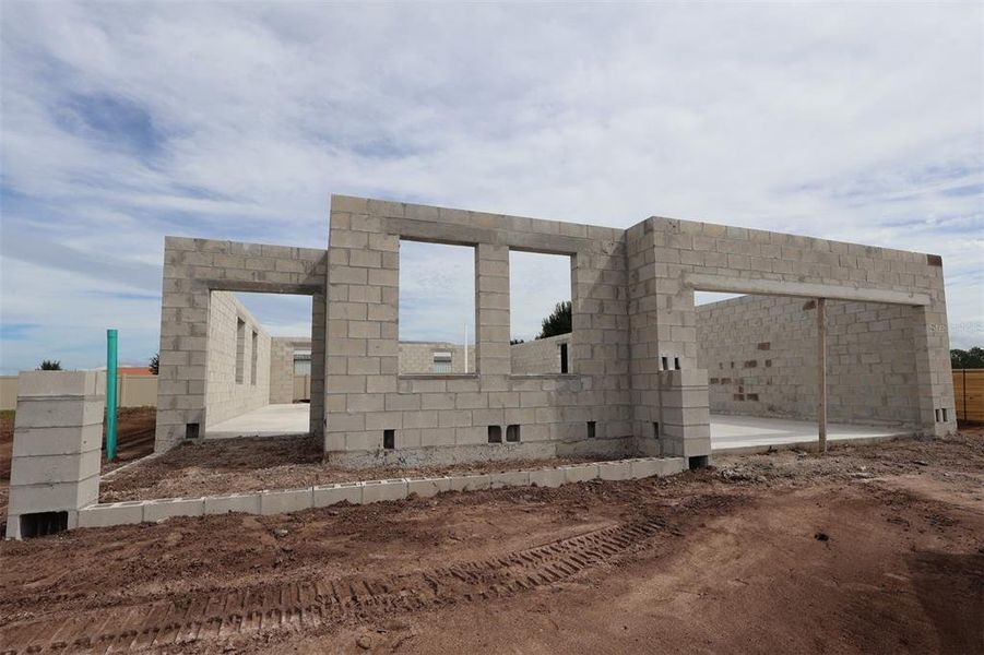 In-progress construction of a new home in Bay Lake Farms, St. Cloud, FL (Image 14).