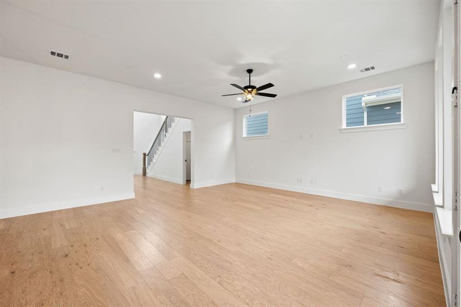 Spacious, unfurnished interior of a new home in North Square at Uptown, Celina (Image 26).