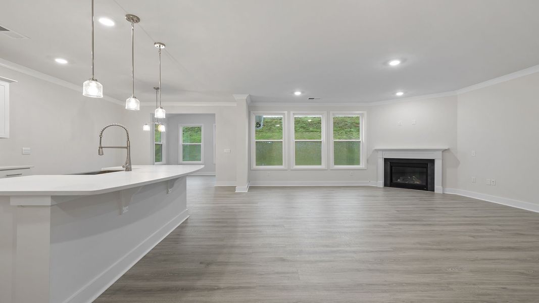 Spacious, unfurnished interior of a new home in Whitehawk Meadows, Travelers Rest (Image 17).