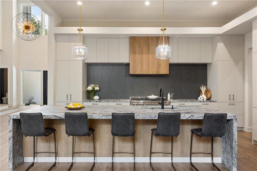 Furnished interior view inside a new home in , Sandy Springs (Image 6).