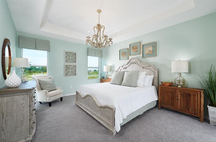 Furnished interior view inside a new home in , Punta Gorda (Image 8).