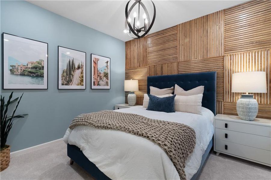 Furnished interior view inside a new home in Abbotts Crossing, Conyers (Image 17).