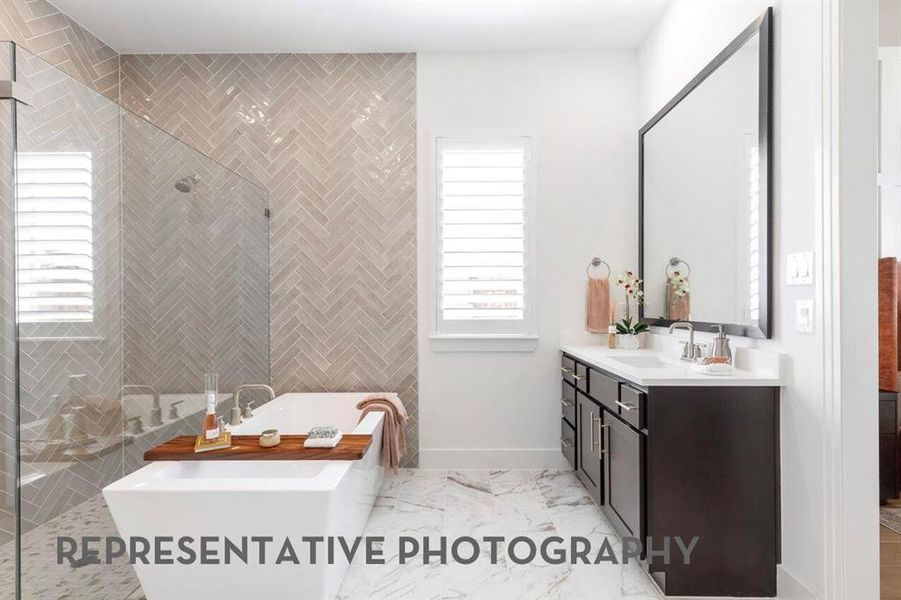 Furnished interior view inside a new home in Goodland, Midlothian (Image 8).