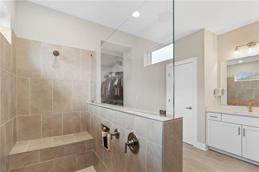 Furnished interior view inside a new home in Settingdown Farms, Cumming (Image 17).
