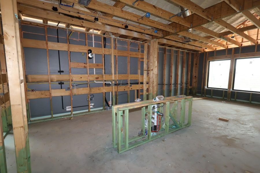 In-progress construction of a new home in Austin Point - Terrace Collection, Richmond, TX (Image 6).