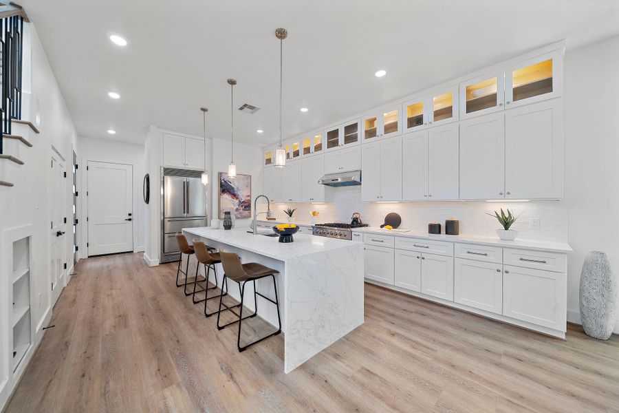 PREVIOUS WORK. Similar finishes will be installed.