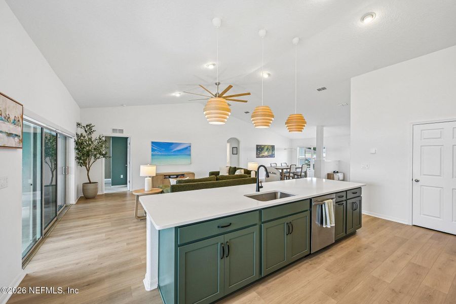 Furnished interior view inside a new home in , Palm Coast (Image 9).