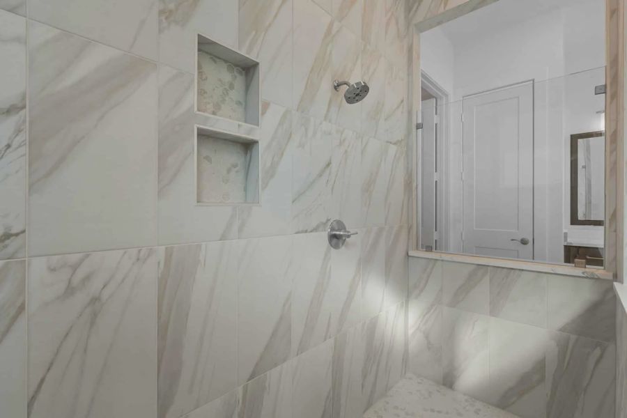 Representative interior finishes for a home built from the Rivercrest by Chesmar Homes in Fulshear Lakes, Fulshear (Image 22).