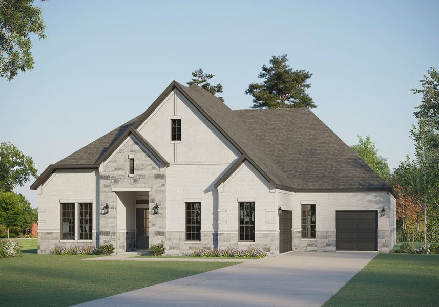 Representative exterior photo of a completed home built from the Emory 6136 by GFO Home in Feathergrass, Florence, TX (Image 4).