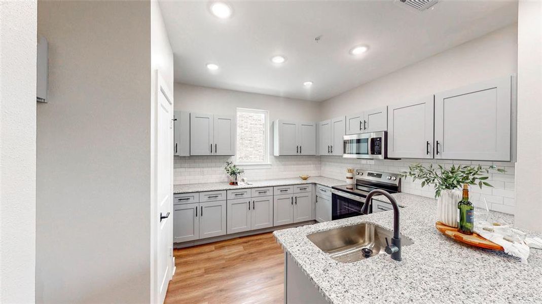 Furnished interior view inside a new home in , Denton (Image 26).
