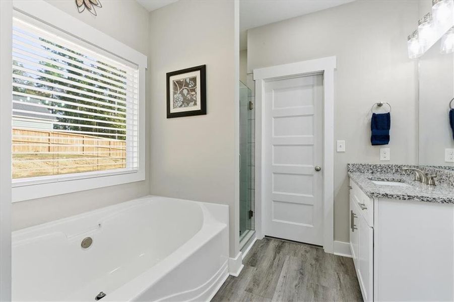 Furnished interior view inside a new home in , Cedartown (Image 13).