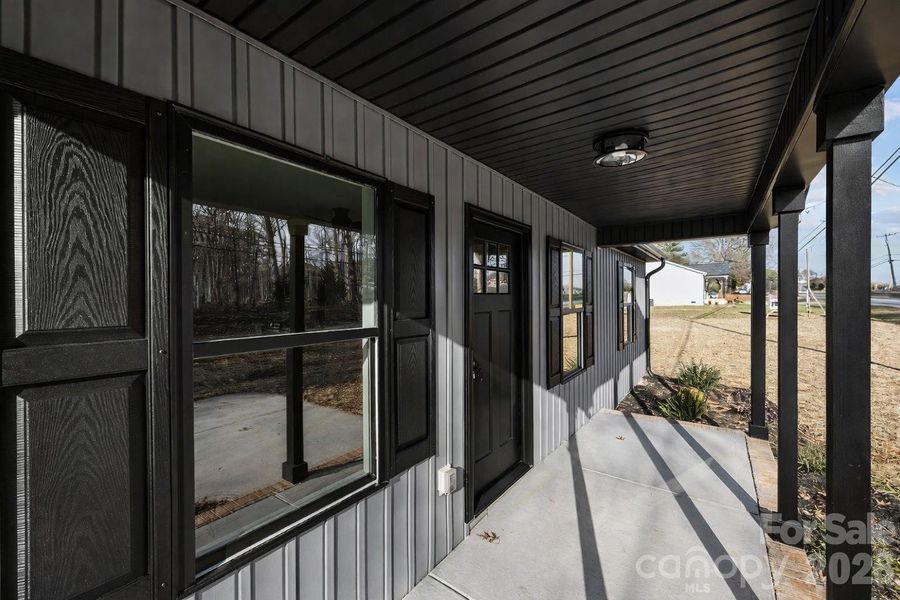 Exterior details and patio area of a home in , Salisbury (Image 19).