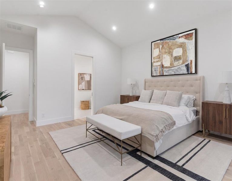 Furnished interior view inside a new home in , Dallas (Image 13).