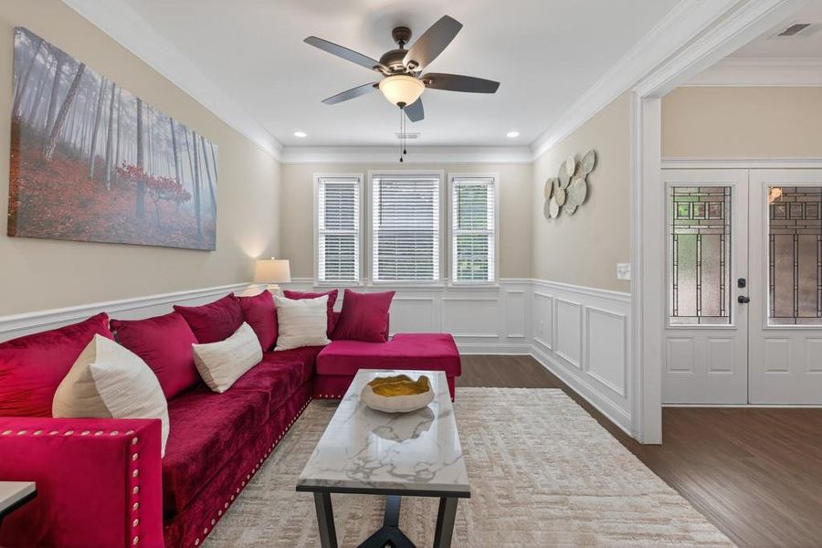 Furnished interior view inside a new home in , Oxford (Image 10). Furnished interior view inside a new home in , Oxford (Image 10).