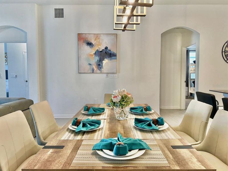 Furnished interior view inside a new home in , Davenport (Image 11).