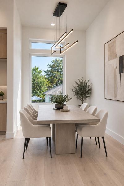 Furnished interior view inside a new home in , Houston (Image 15).