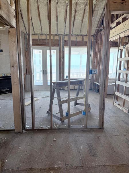 In-progress construction of a new home in , Galveston, TX (Image 12). In-progress construction of a new home in , Galveston, TX (Image 12).