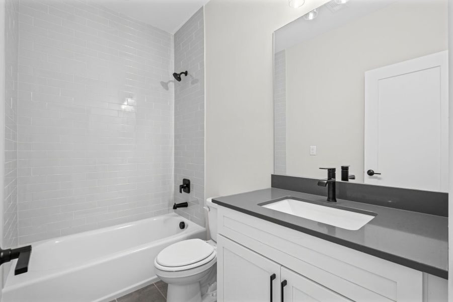Representative furnished interior of a home built from the The Aldridge by JW Collection in South On Main, Woodstock (Image 8).