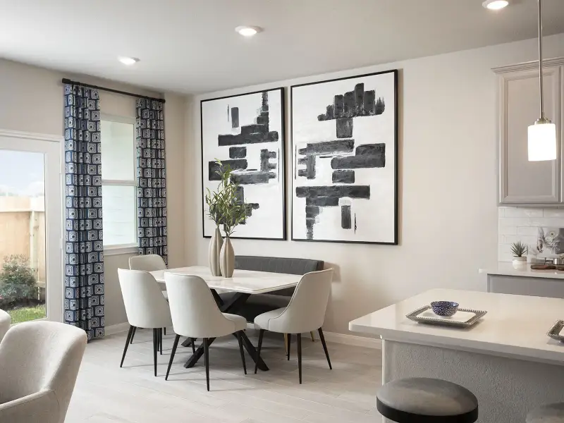 Furnished interior view inside a new home in Katy Grand Village - City Series, Katy (Image 7). Furnished interior view inside a new home in Katy Grand Village - City Series, Katy (Image 7).