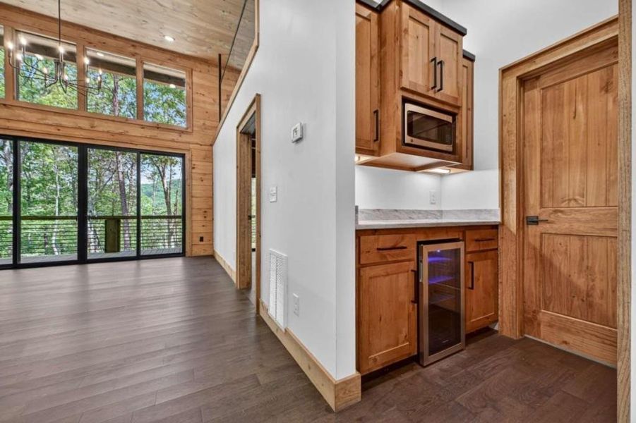 Furnished interior view inside a new home in , Blue Ridge (Image 13).
