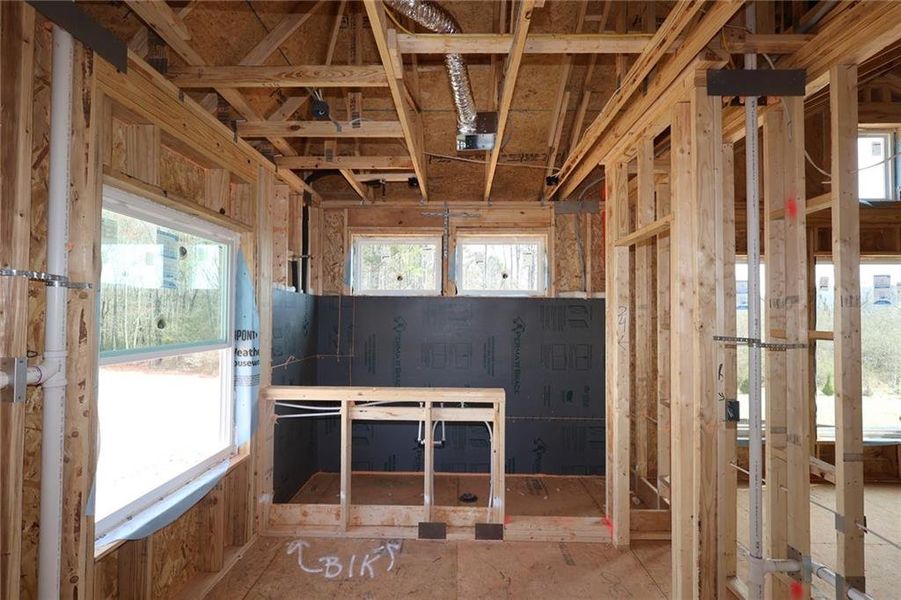 In-progress construction of a new home in Meadow Brook Farms, Cumming, GA (Image 7).