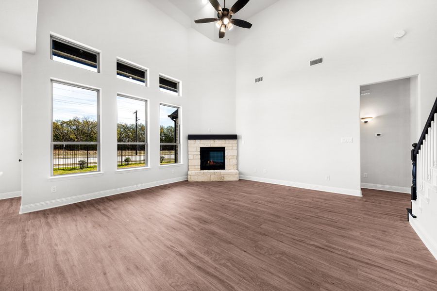 Spacious, unfurnished interior of a new home in Forest Ridge Estates, Greenville (Image 16). Spacious, unfurnished interior of a new home in Forest Ridge Estates, Greenville (Image 16).