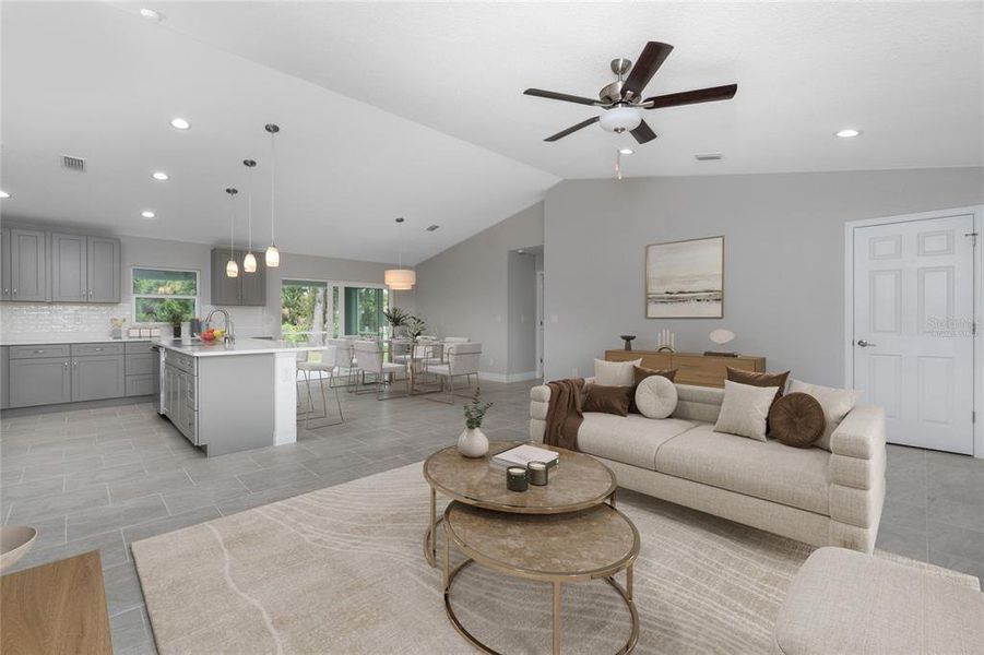 Furnished interior view inside a new home in , North Port (Image 9).