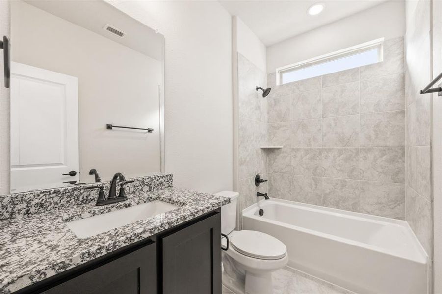 Furnished interior view inside a new home in Mockingbird Hills 60-65, Joshua (Image 17).