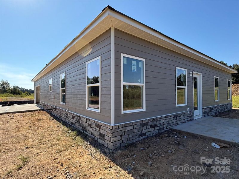 Exterior back of home