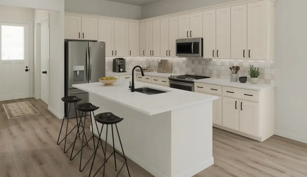 The Aspen's spacious kitchen is perfect for entertaining or preparing casual weeknight meals.