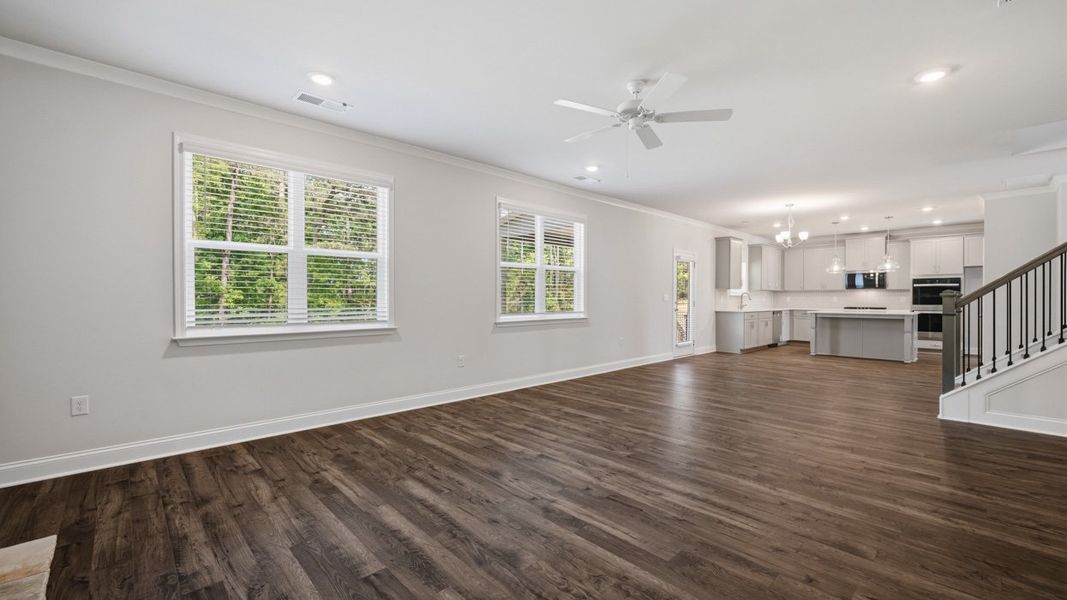 Spacious, unfurnished interior of a new home in Heritage Pointe, Senoia (Image 22).