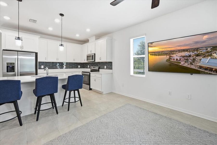 Furnished interior view inside a new home in , Sarasota (Image 18).