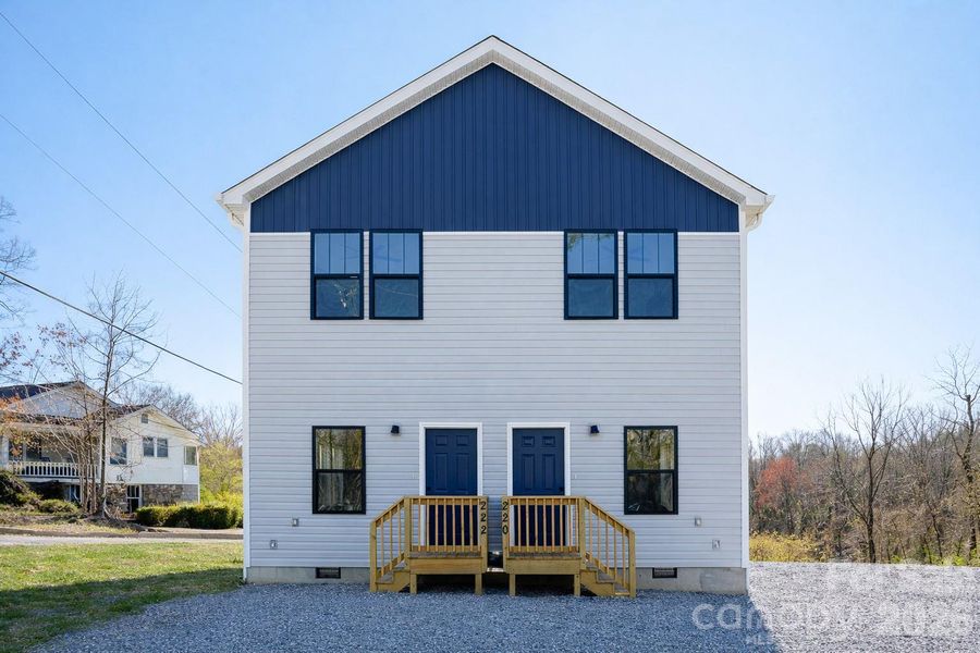 Exterior details and patio area of a home in , Candler (Image 16).