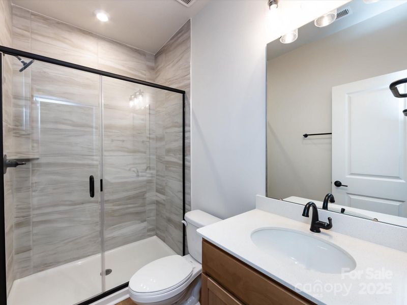 First Floor Full Bath with Walk-In Shower