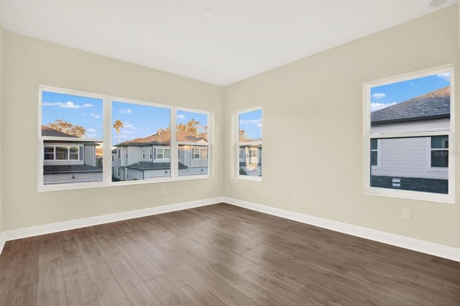 Spacious, unfurnished interior of a new home in The Towns At Long Bayou, Seminole (Image 17).