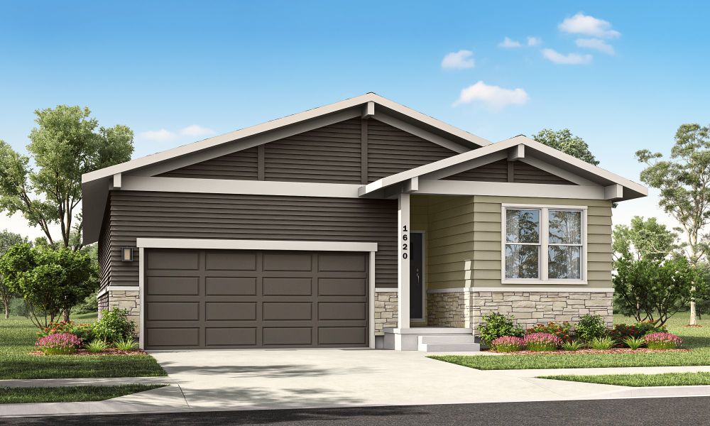 Representative exterior photo of a completed home built from the Christie by Hartford Homes in Prairie Song, Windsor, CO (Image 26). Representative exterior photo of a completed home built from the Christie by Hartford Homes in Prairie Song, Windsor, CO (Image 26).