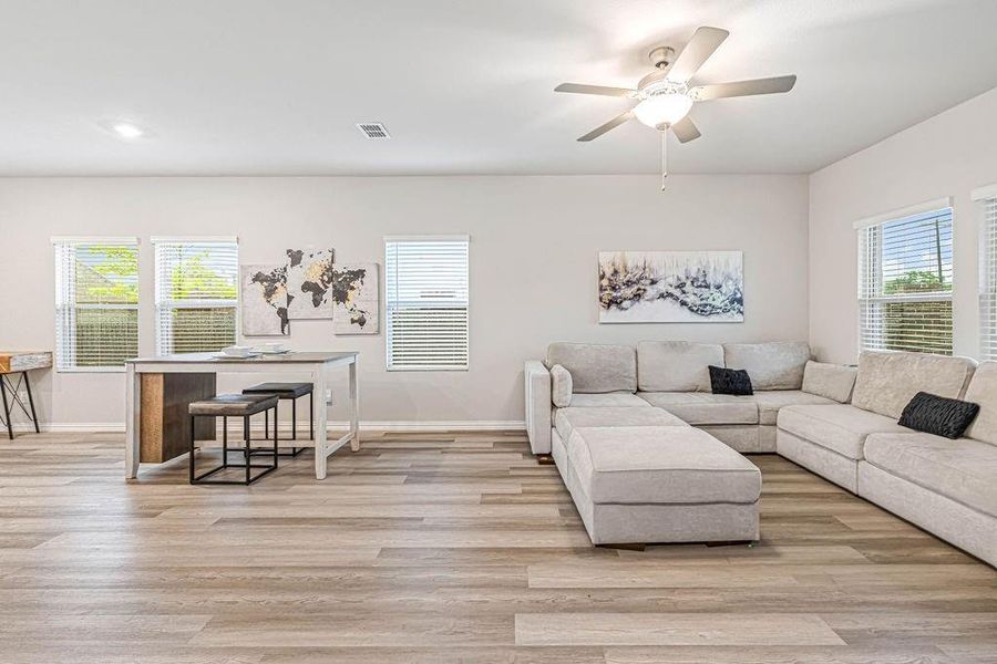 Furnished interior view inside a new home in , McKinney (Image 26).