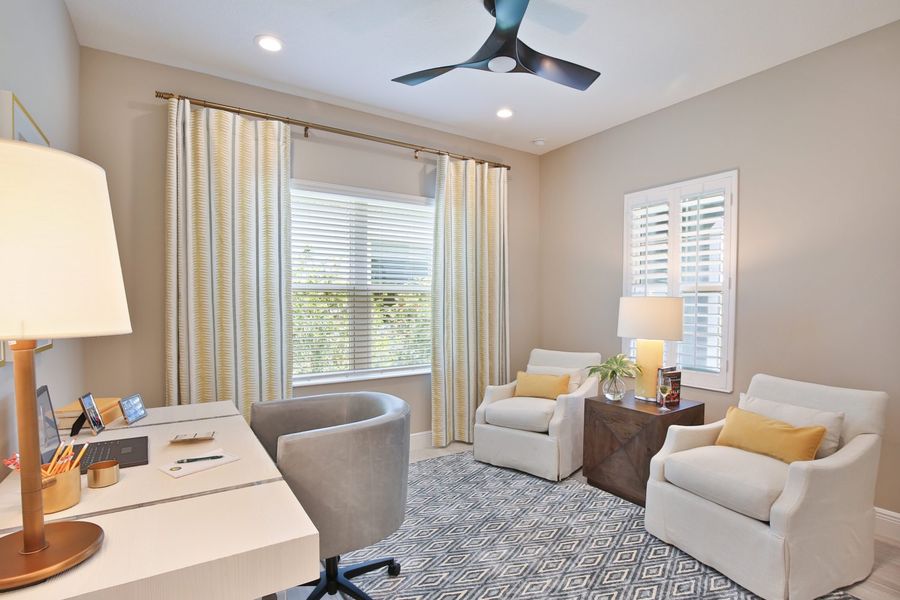 Representative furnished interior of a home built from the Tidewinds 2 by Neal Communities in Boca Royale Golf & Country Club at Wellen Park, Englewood (Image 18).
