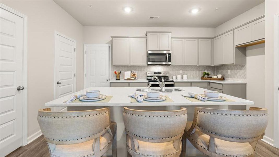 Furnished interior view inside a new home in , Stockbridge (Image 6).