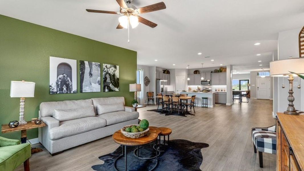Furnished interior view inside a new home in Morningstar, Fort Worth (Image 24).