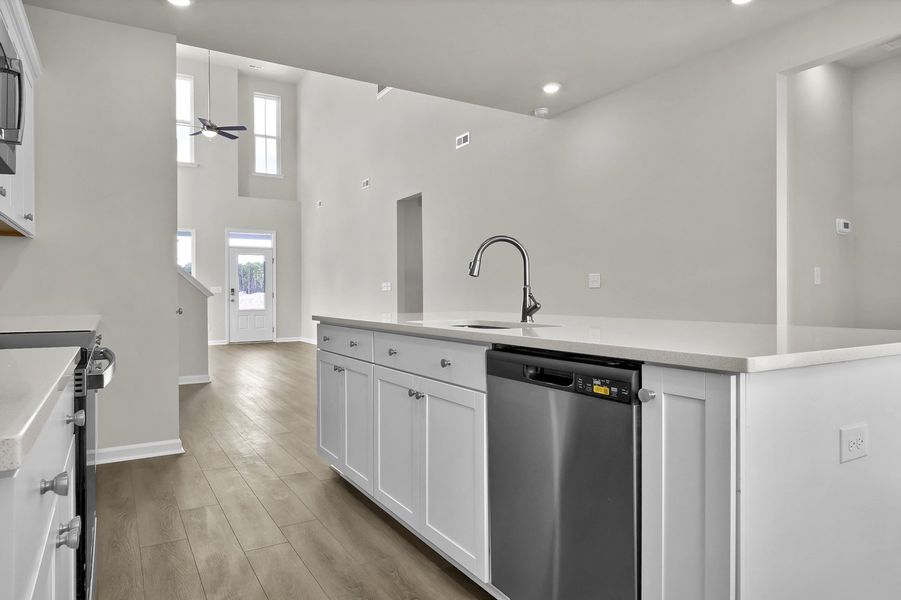Furnished interior view inside a new home in Grand Park, Leland (Image 8).