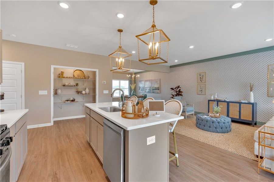 Furnished interior view inside a new home in , Rockmart (Image 3).