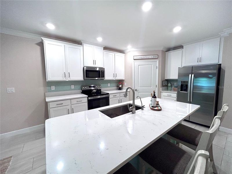 Furnished interior view inside a new home in Angeline Active Adult, Land O' Lakes (Image 5). Furnished interior view inside a new home in Angeline Active Adult, Land O' Lakes (Image 5).